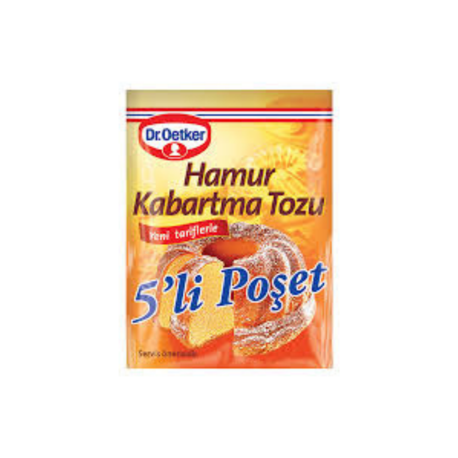 Dr. Oetker 5'li Hamur Kabartma Tozu 30 Adet